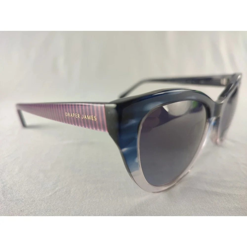 Draper James DJ7027 Indigo Gradient Cat Eye Sunglasses Women's Blue 54-19-140